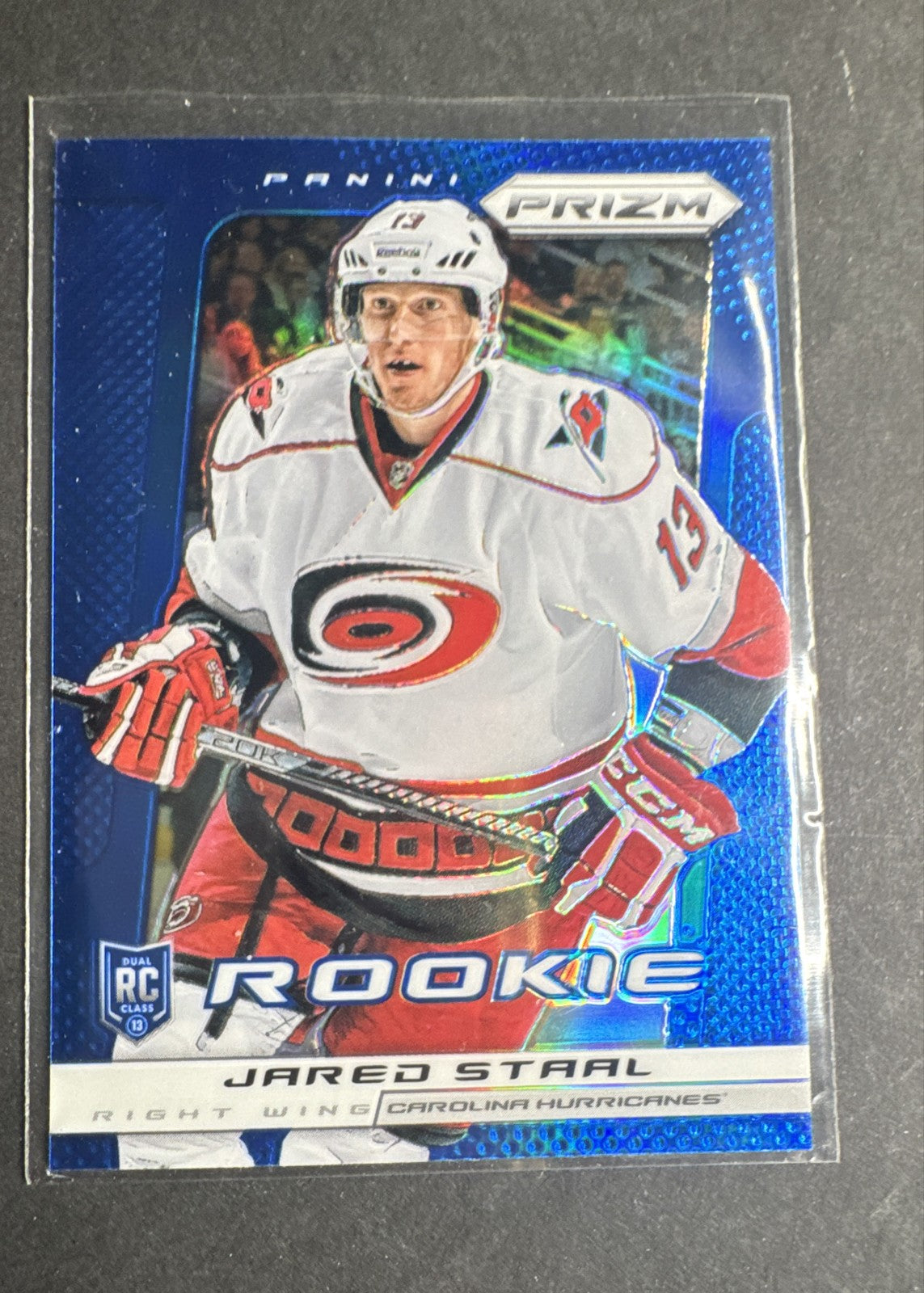 2013-14 Panini Prizm - Jared Staal #219 Blue Prizm (RC)