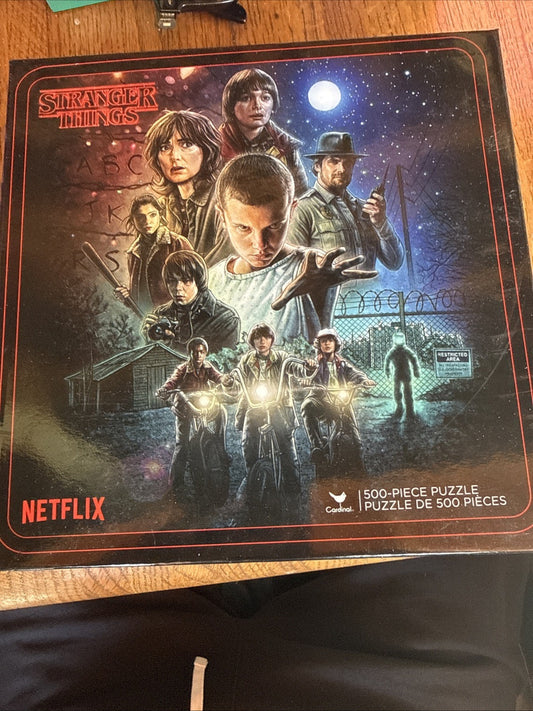 Stranger Things Jigsaw Puzzle 500 Piece Puzzle. Brand New Sealed!!