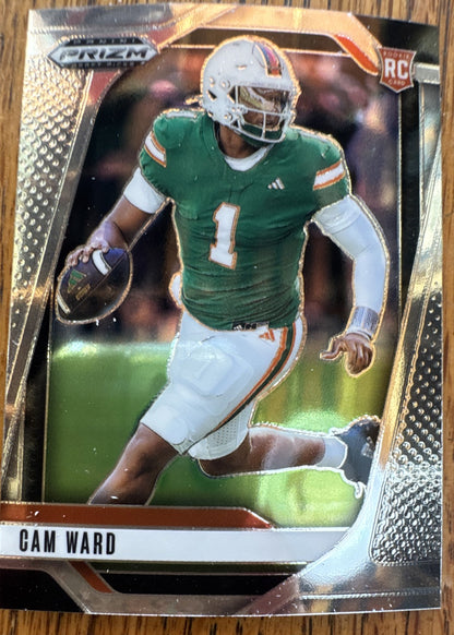 2025 Panini Prizm Draft Picks - Cam Ward #57 Silver Prizm (RC)