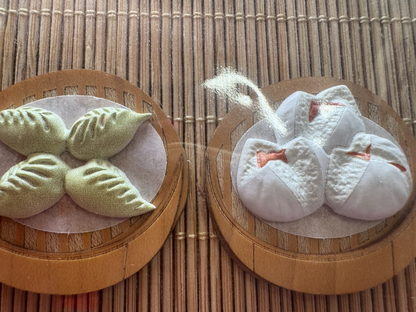 Papyrus NIQUEA.D 3D YUM YUM DIM SUM Birthday Greeting Card RARE