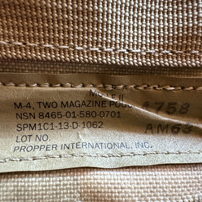 Free Ship US Military Molle II ACU M 4 DOUBLE Magazine Pouch 8465-01-580-1062