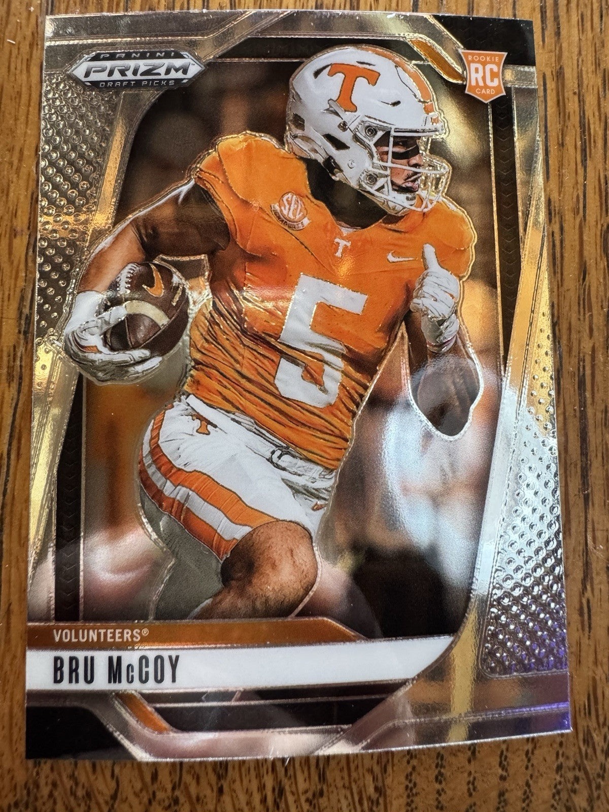 2025 Panini Prizm Draft Picks - Bru McCoy #123 Silver Prizm (RC)