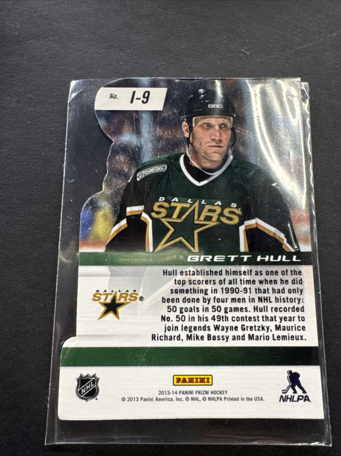 2013-14 Panini Prizm - Immortalized Brett Hull #I-9 Silver Prizm