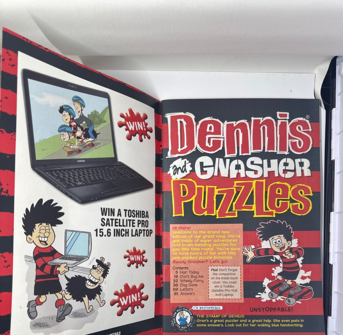 GREAT BRITAIN 2012 DENNIS AND GNASHER Puzzles