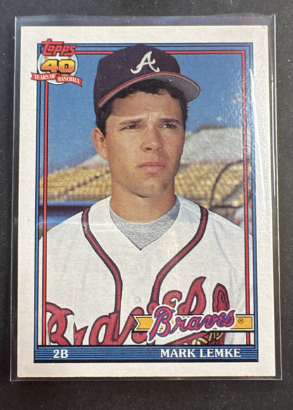 1991 Topps - Mark Lemke #251