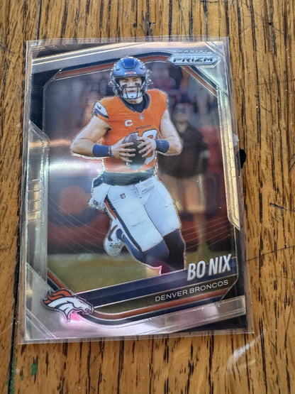 2025 Panini Prizm - Bo Nix #142 Silver Prizm