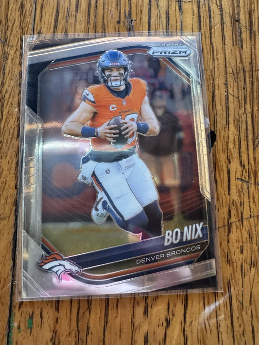 2025 Panini Prizm - Bo Nix #142 Silver Prizm