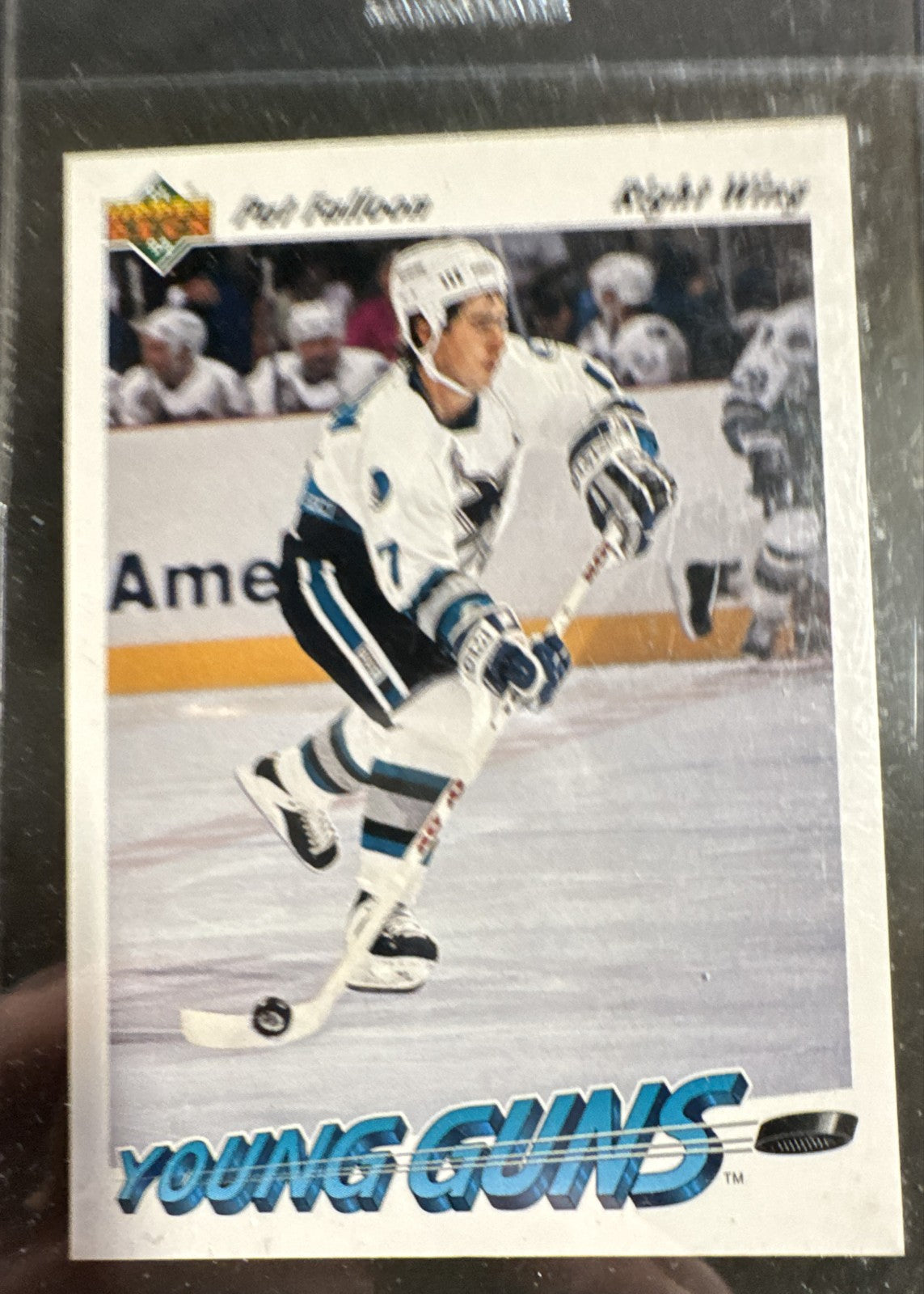 1991-92 Upper Deck - Young Guns Pat Falloon #593 (RC)