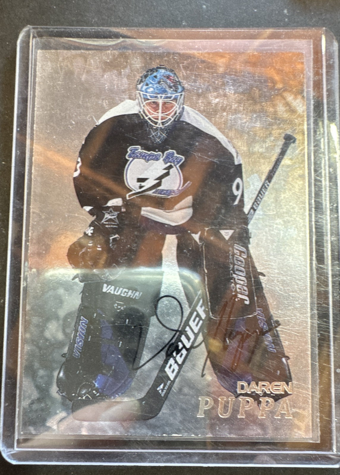 1998-99 In the Game Be A Player - Daren Puppa #281 Silver Autographs (AU)