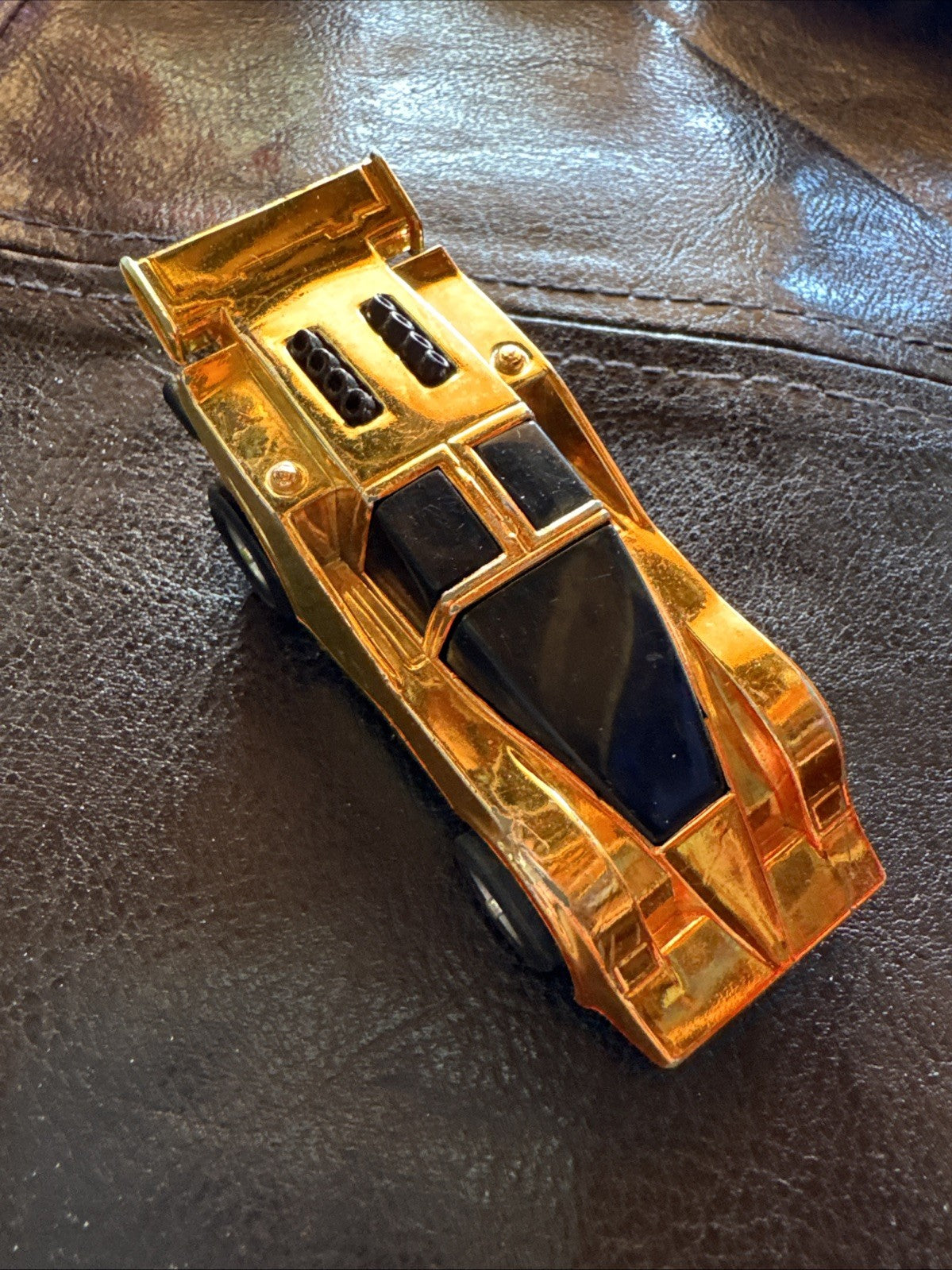 Vintage 1977 MEGO Speed Burners Gold Car