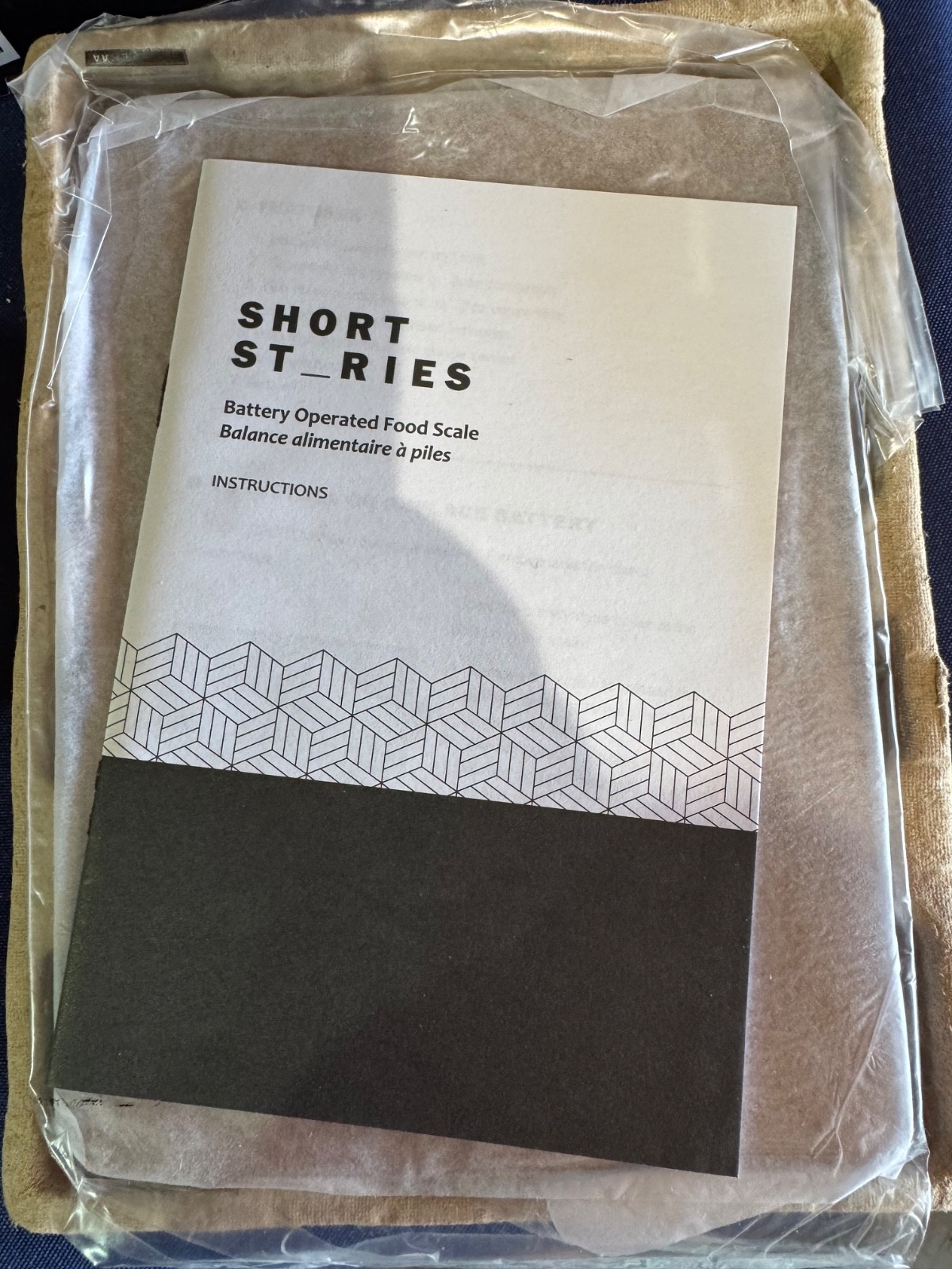 NIB Short St_ries Battery Operated Food Scale