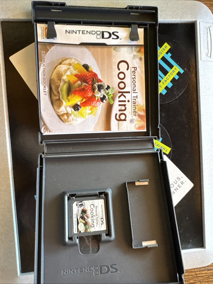 Nintendo DS 'Personal Trainer Cooking' Case, Manual & Inserts Only NO GAME