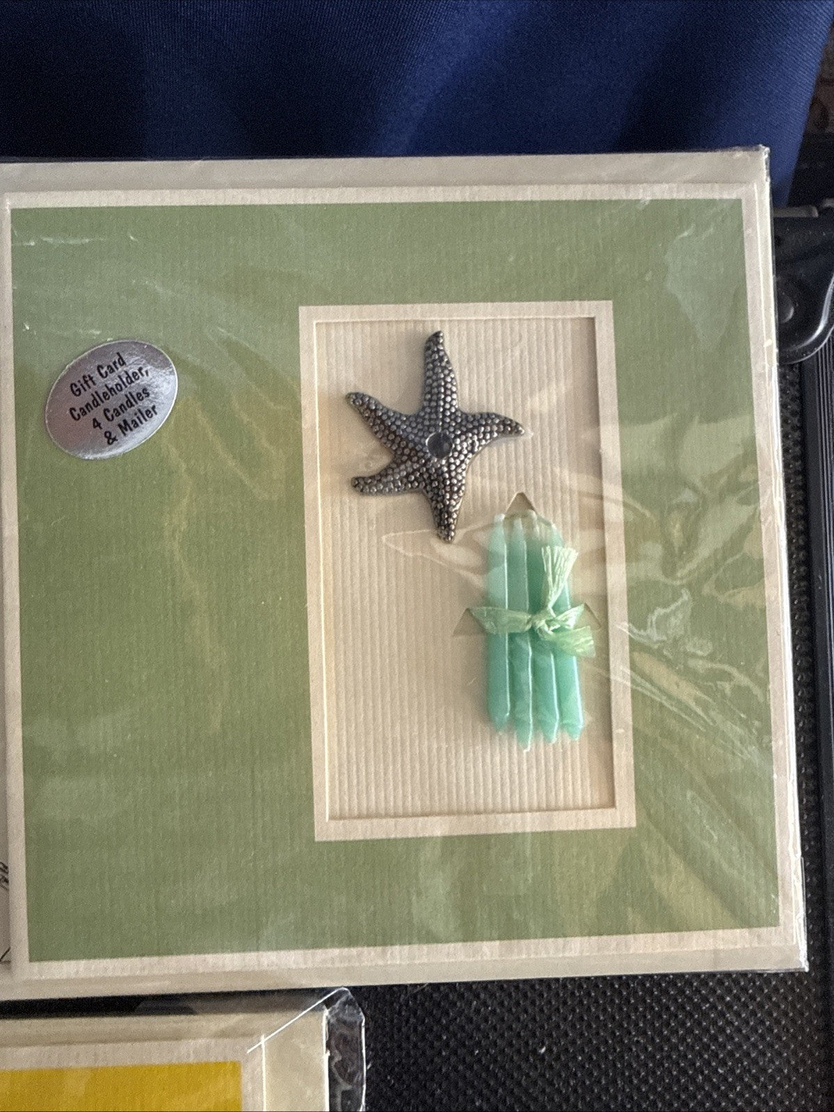 Candle LightUp Cards SET OF (3)H VTG RARE 1999