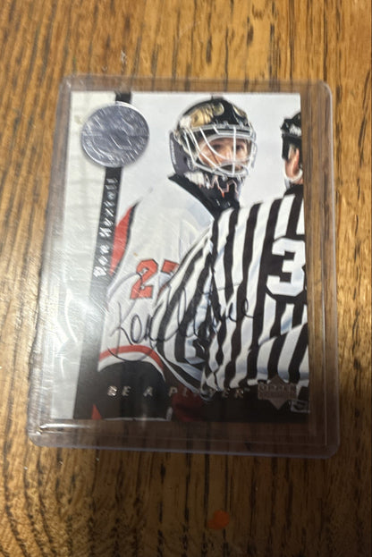 1995-96 Upper Deck Be a Player - Ron Hextall #S198 Autographs (AU)