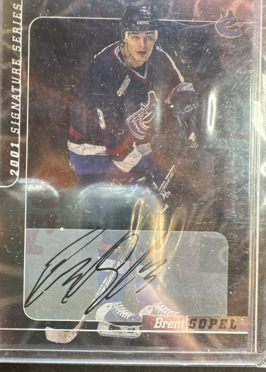 2000-01 In the Game Be A Player Signature Series - Autographs Brent Sopel #15...