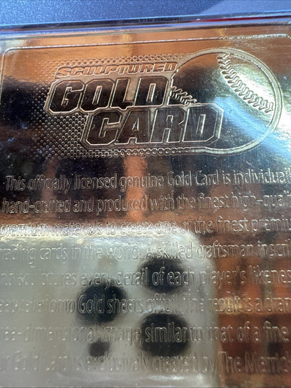 2007 Merrick Mint Sculptured Gold Cards - Curt Schilling