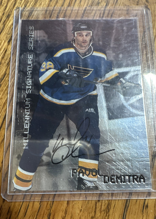 1999-00 In the Game Be A Player Millennium Signature Series - Pavol Demitra #204