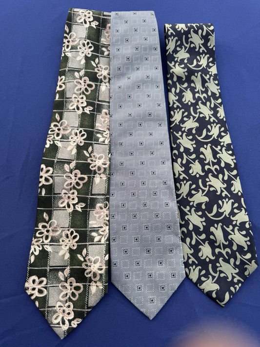 Silk x 3 Tie Hugo Boss Italy - Allea Hand Made in Italy -
