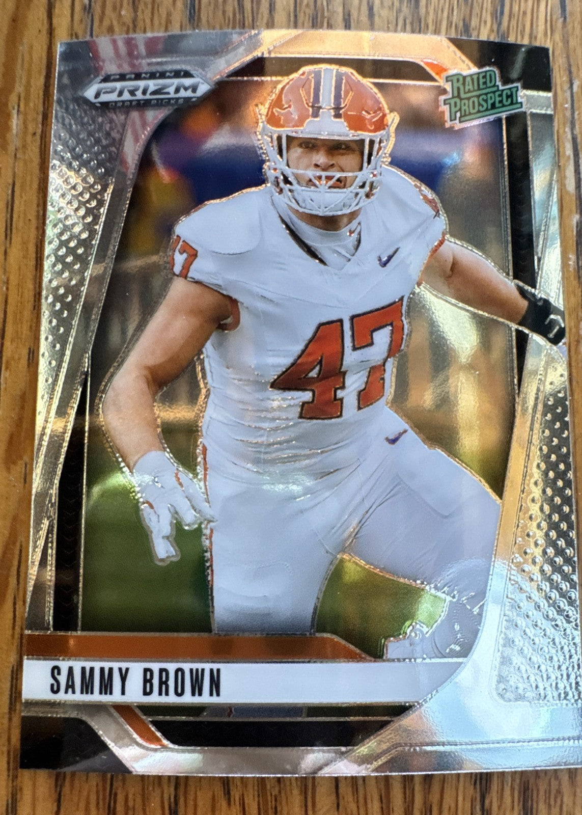 2025 Panini Prizm Draft Picks - Sammy Brown #153 Silver Prizm (RC)