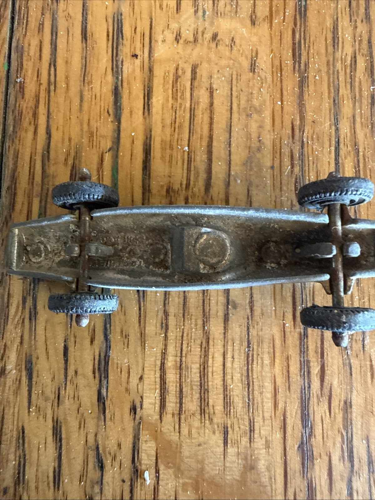 Vintage Tootsie Toy Silver Diecast Indy Race Car #12 Racer