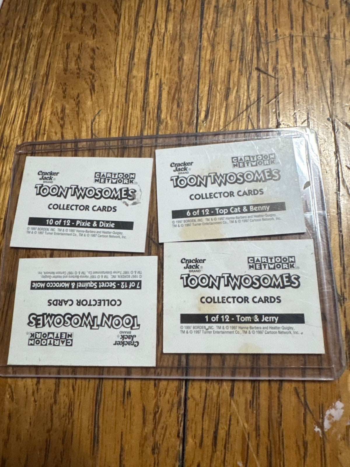 Vintage 1997 Cracker Jack Cartoon Network Toon Twosomes Collector Card