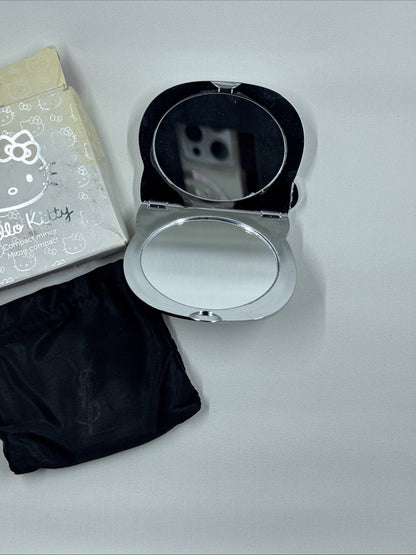 RARE Sephora Hello Kitty Limited Edition Silver Compact Mirror 2011