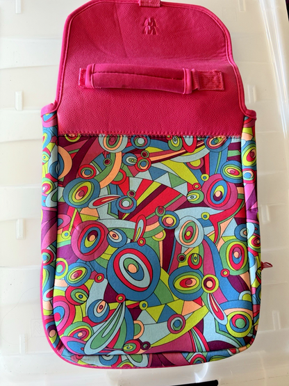 WW Weight Watchers Retro Psychedelic Print Neoprene Insulated Lunch Box Bag