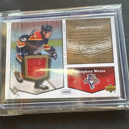2007-08 Upper Deck MVP - One on One Dual Memorabilia Rod Brind'Amour, Stephen...