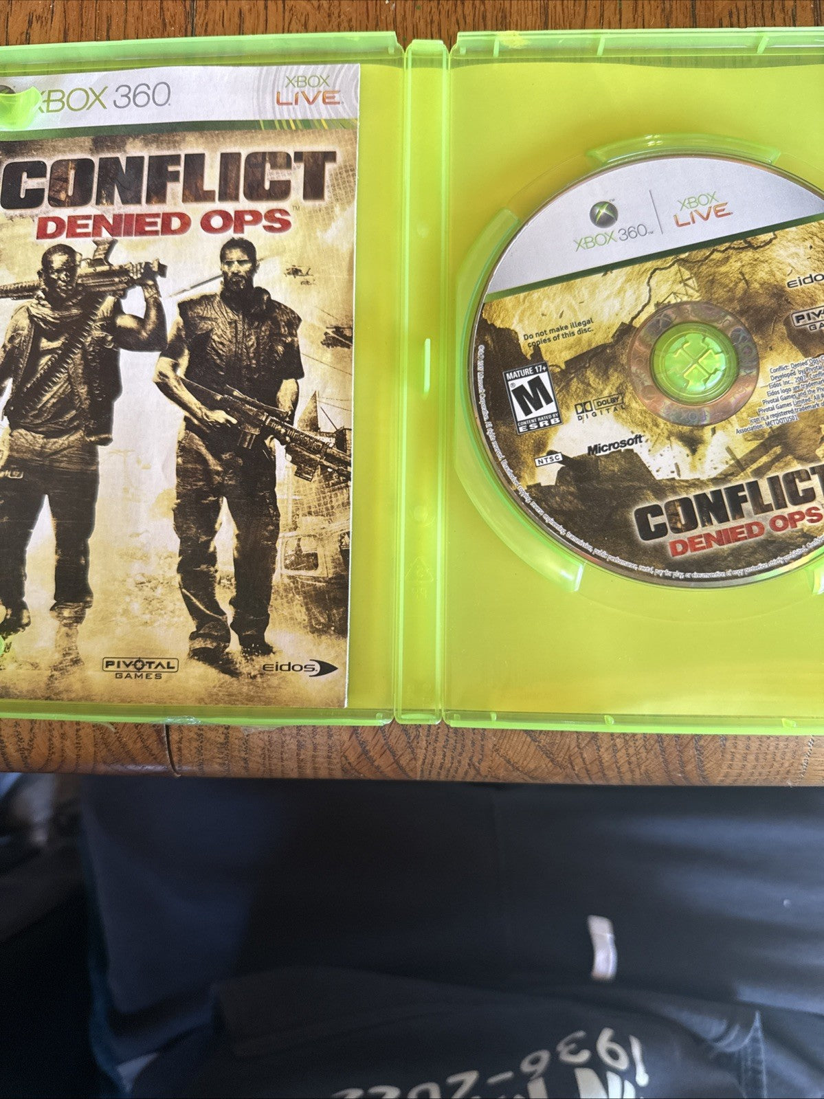 Conflict Denied Ops Xbox 360 Complete With Manual