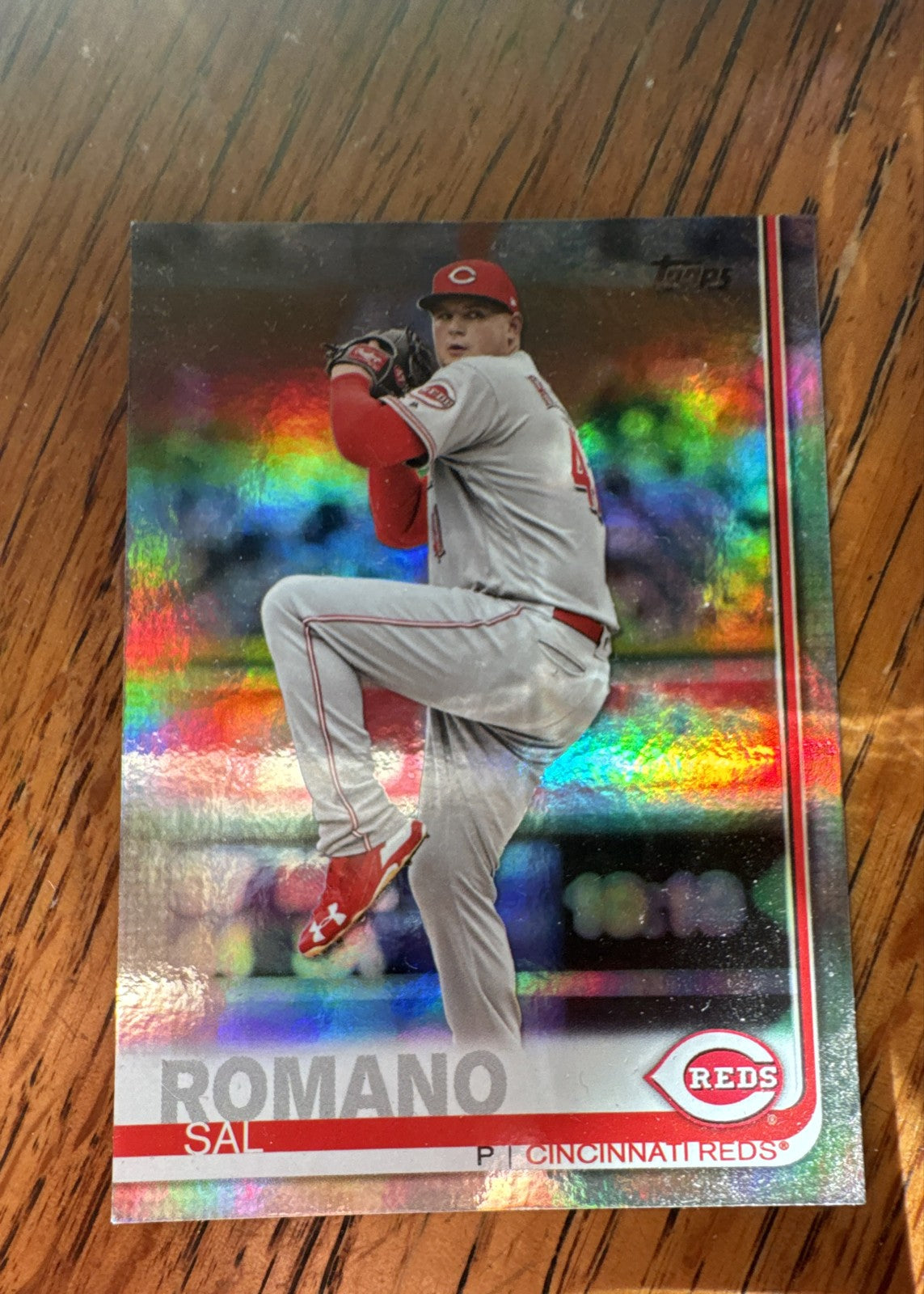 2019 Topps - Sal Romano #343 Rainbow Foil