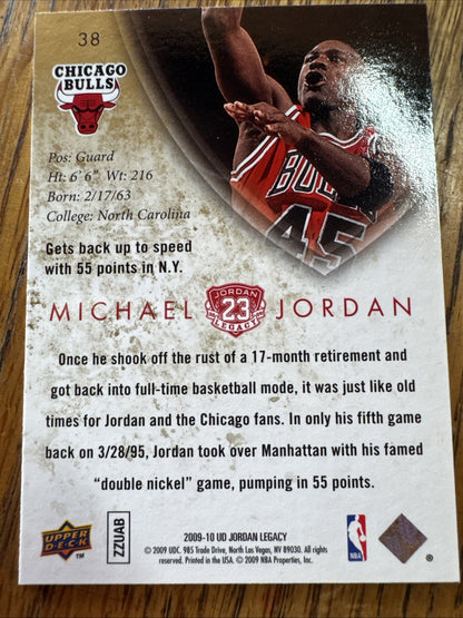 2009-10 Upper Deck Jordan Legacy - Michael Jordan #38