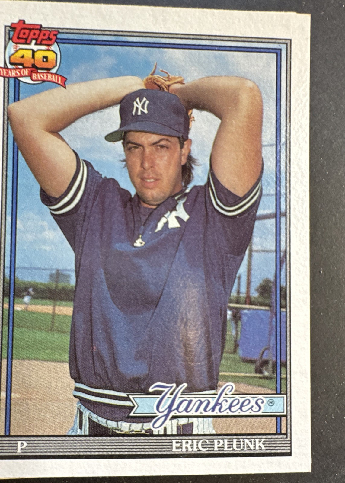 1991 Topps - Eric Plunk #786 Operation Desert Shield