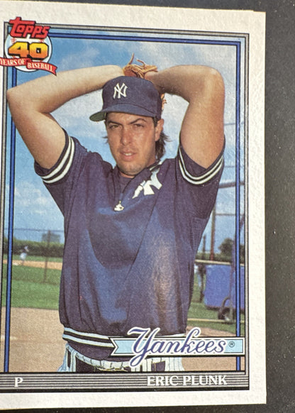 1991 Topps - Eric Plunk #786 Operation Desert Shield