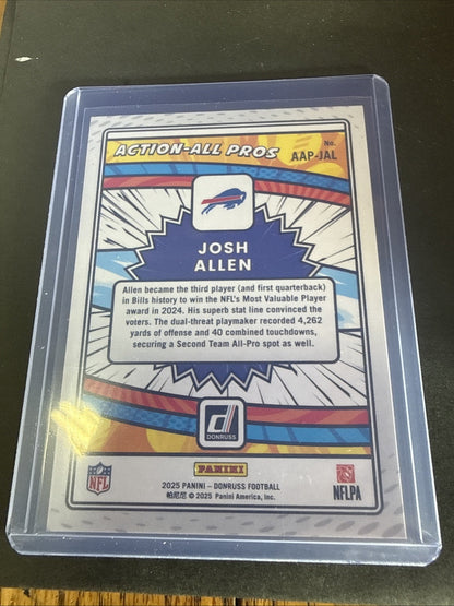 2025 Panini Donruss - Action All-Pros Josh Allen #AAP-JAL