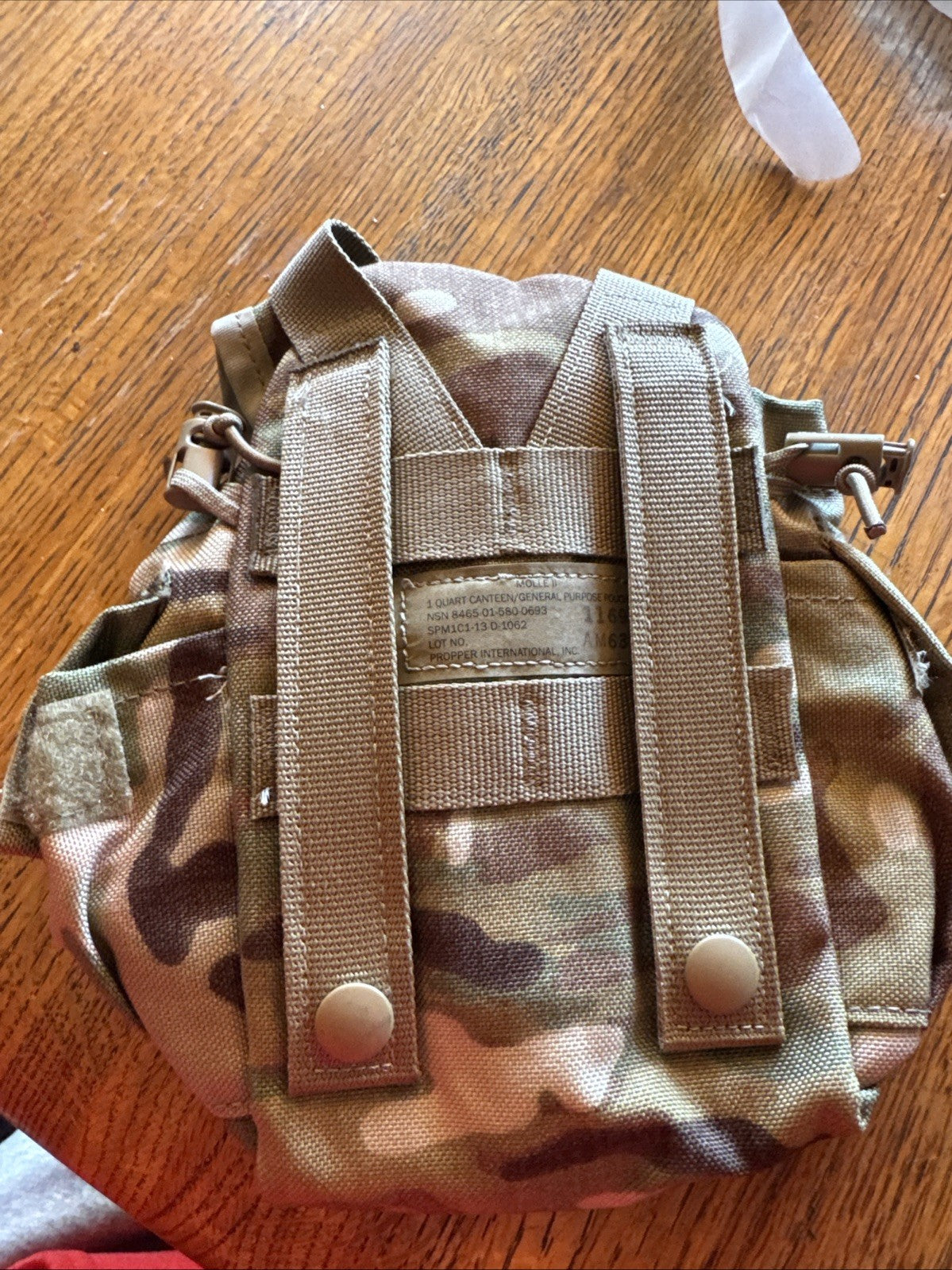 US MILITARY MOLLE II CANTEEN POUCH 1 QUART MULTICAM 