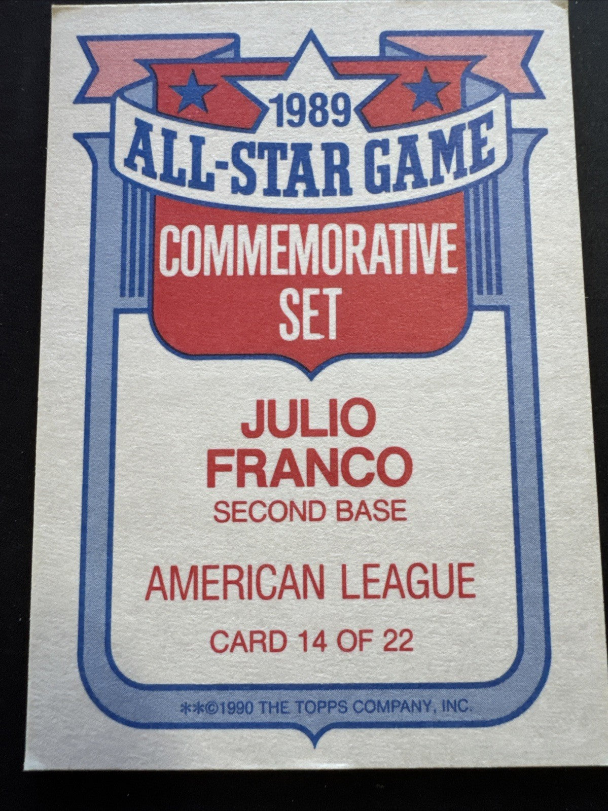 1989 Topps - Career Batting Leaders Julio Franco #14