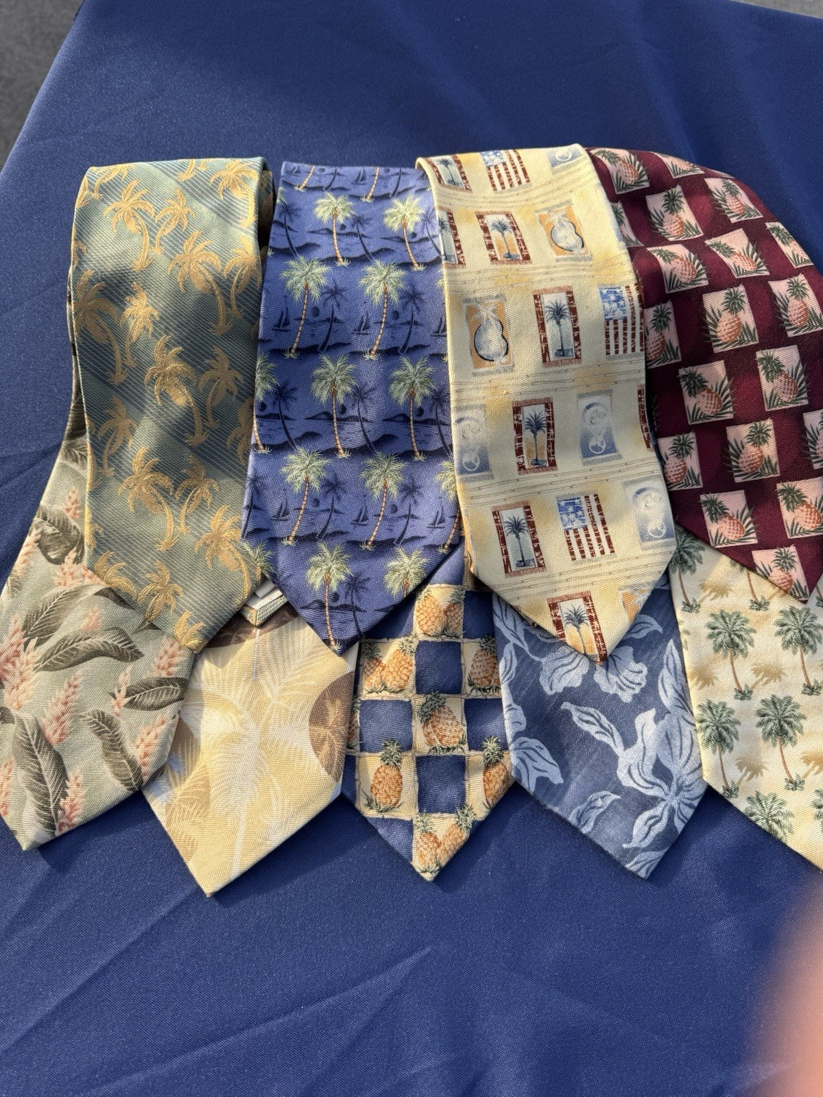 LOT OF 9  Tommy Bahama Hawaiian Neckties  AWESOME TIES