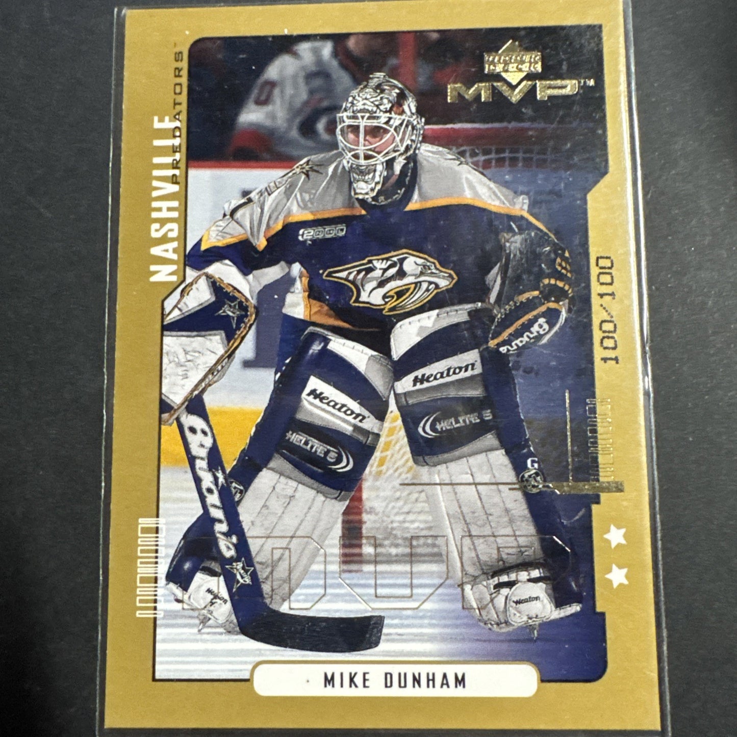 2000-01 Upper Deck MVP - Mike Dunham #101 Second Star 100/100