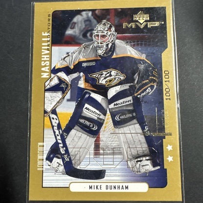 2000-01 Upper Deck MVP - Mike Dunham #101 Second Star 100/100