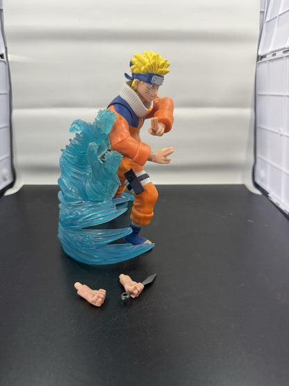 Naruto with translucent shadow clones background by Masashi Kishimoto Bandai 7"