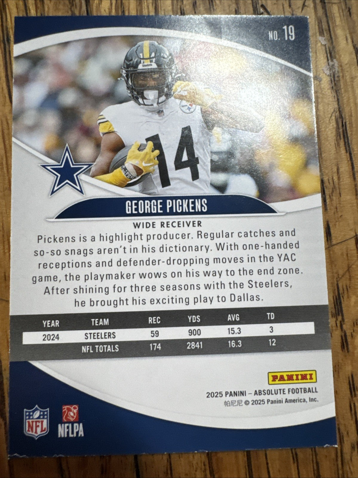 2025 Panini Absolute - George Pickens #19