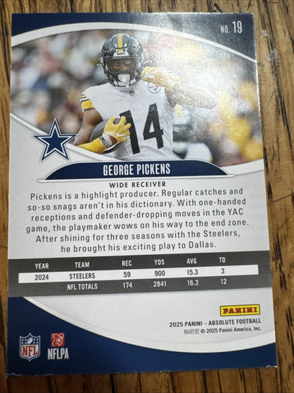 2025 Panini Absolute - George Pickens #19