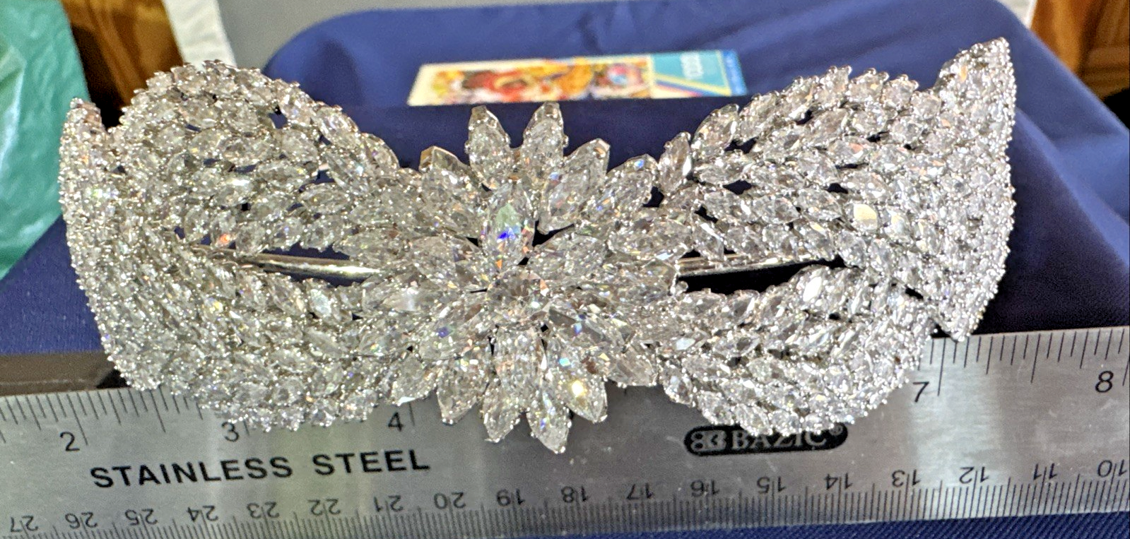 Wedding Tiara headband SOHO ROYAL DAHLIA HEADBAND
