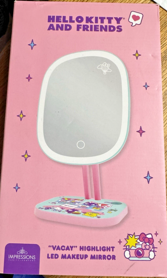 Impressions Vanity Hello Kitty and Friends Vacay Highlight LED Makeup Mirror ...