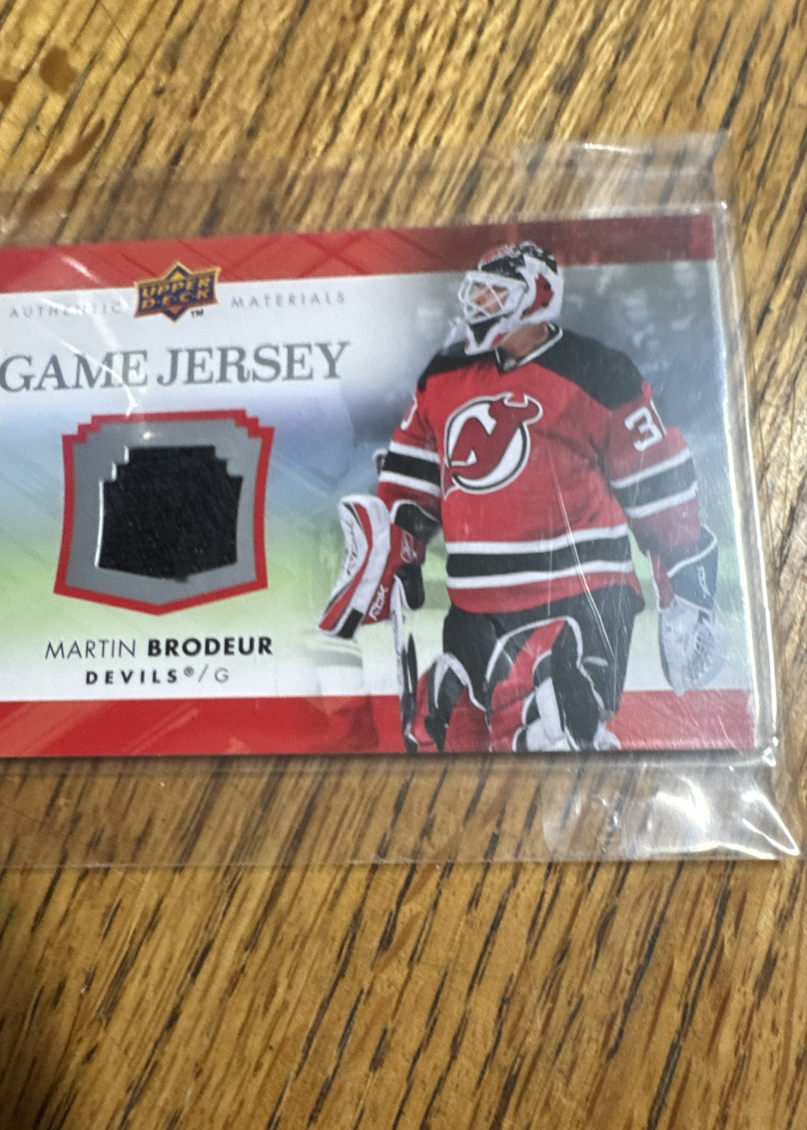 2007-08 Upper Deck - Game Jersey Series 2 Martin Brodeur #GJ2-MA (MEM)