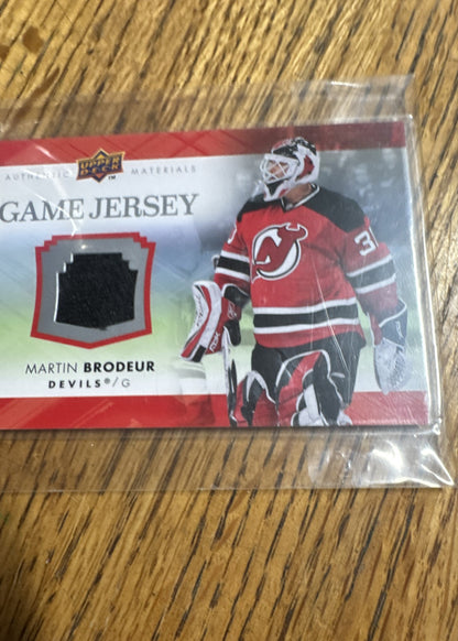 2007-08 Upper Deck - Game Jersey Series 2 Martin Brodeur #GJ2-MA (MEM)