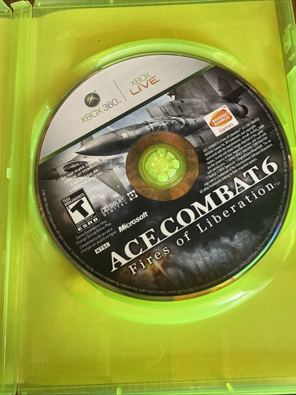 Ace Combat 6: Fires of Liberation (Microsoft Xbox 360, 2007) With Manual