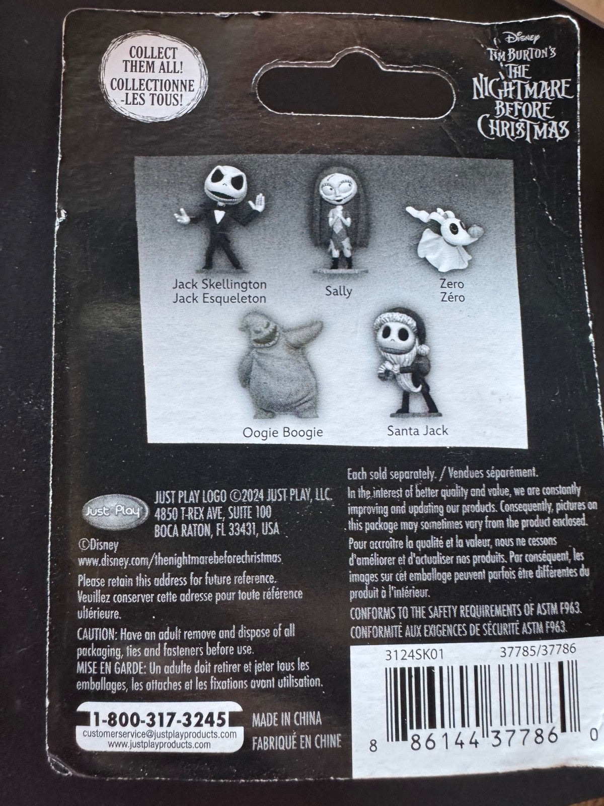 Disney Tim Burton's The Nightmare Before Christmas Set Of 2Mini Figures