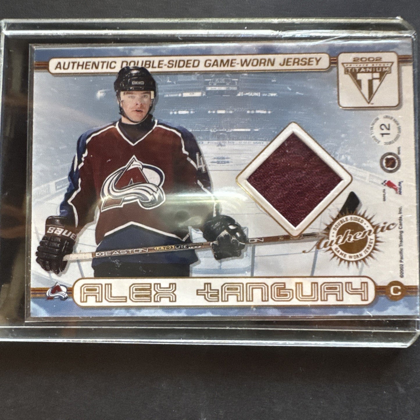 2001-02 Pacific Private Stock Titanium - Authentic Double-Sided Game-Worn Jersey
