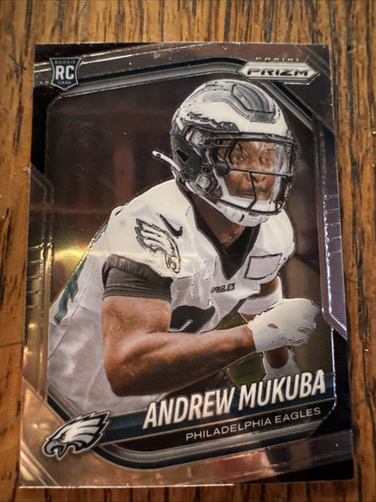 2025 Panini Prizm - Rookies Andrew Mukuba #330 Silver Prizm (RC)